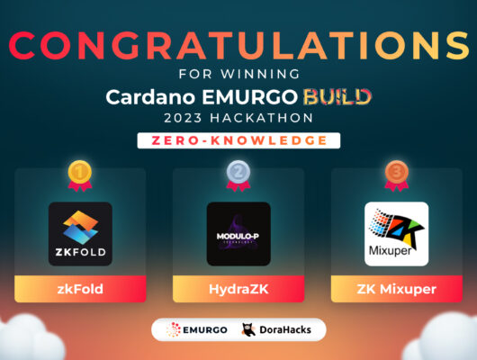 zkFold won Emurgo Build Hackhathon 2023